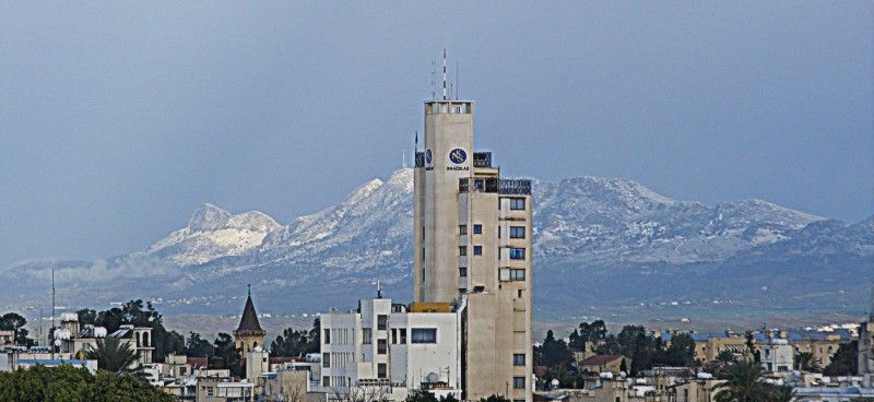 Chris Belesis έβγαλε αυτή τη φωτογραφία στο Κέντρο της Λευκωσίας με θέα τα κατεχόμενα